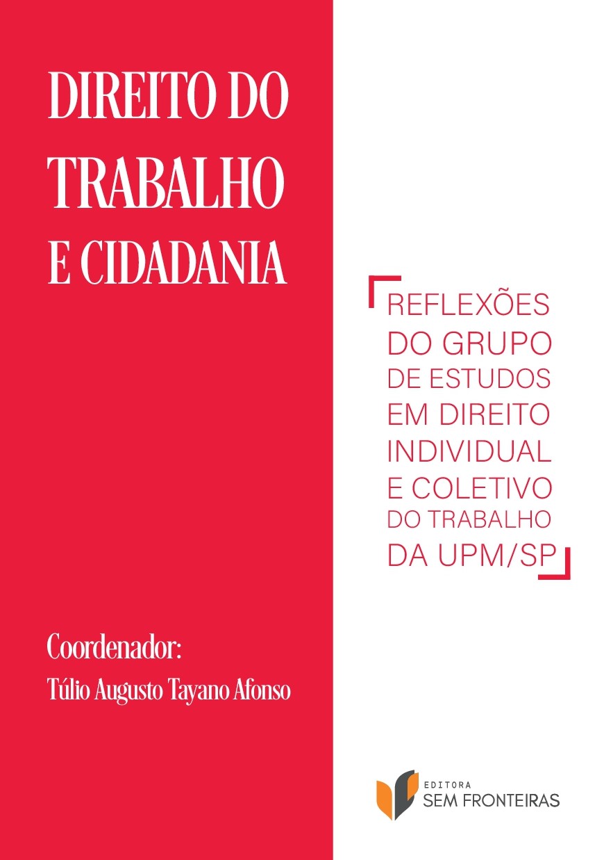 Capa de Direito do Trabalho e Cidadania: Reflexões do Grupo de Estudos em Direito Individual e Coletivo do Trabalho da UPM/SP